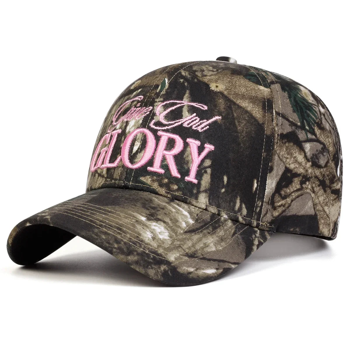 Unisex Give God Glory Letter Embroidery Baseball Caps Spring and Autumn