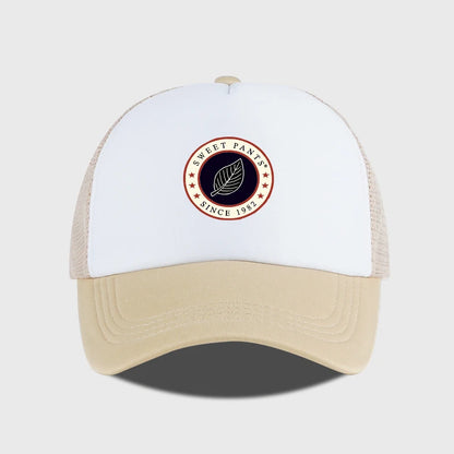 Sweet Pants Since 1982  Leaf Logo Sponge Mesh Cap  Spring/Summer Casual Cap