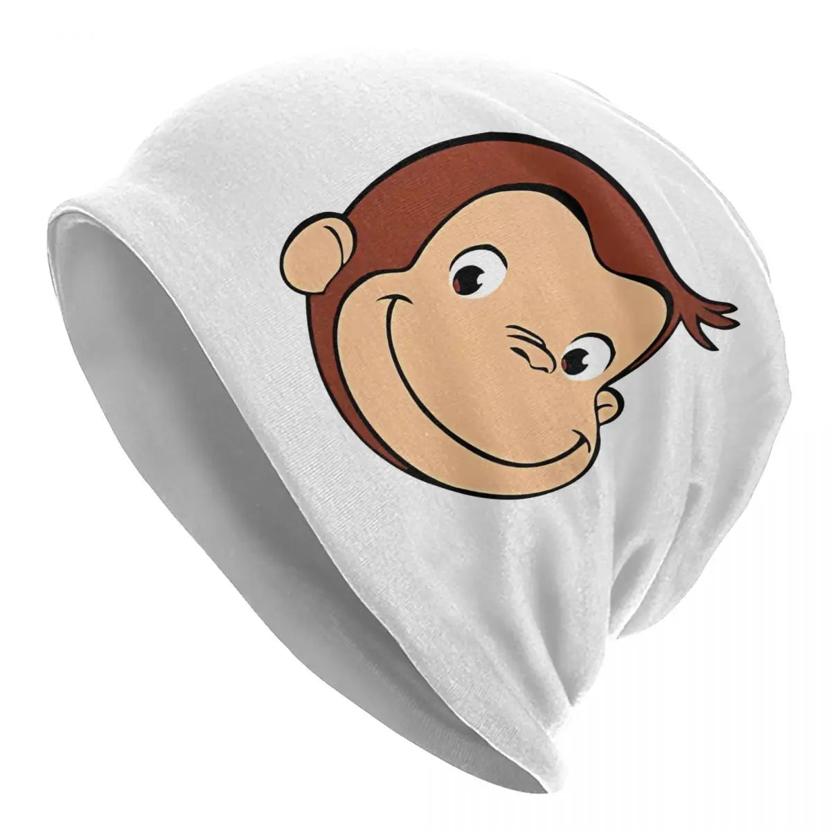 Curious George Brown Monkey Unisex Adult Beanies Caps Knitted Bonnet Hat