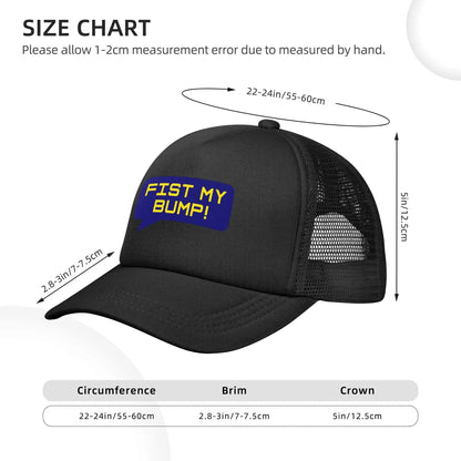 Fist My Bump Caps Adult Fitted Hat Baseball Cap