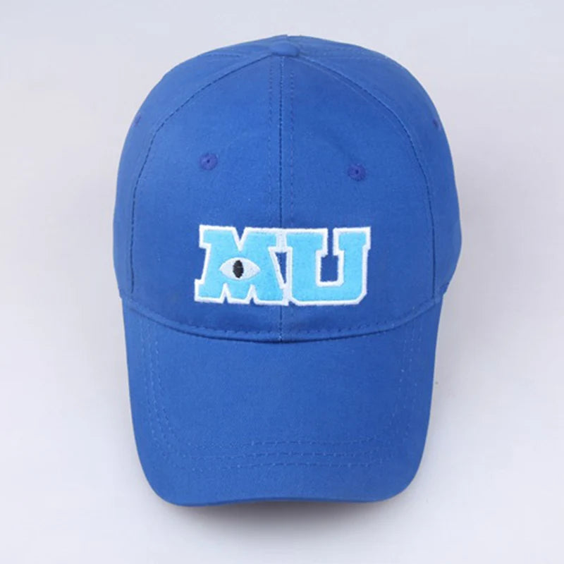 Pixar Monster University Mu Baseball Cap For Men Women, Snapback Cap Cotton