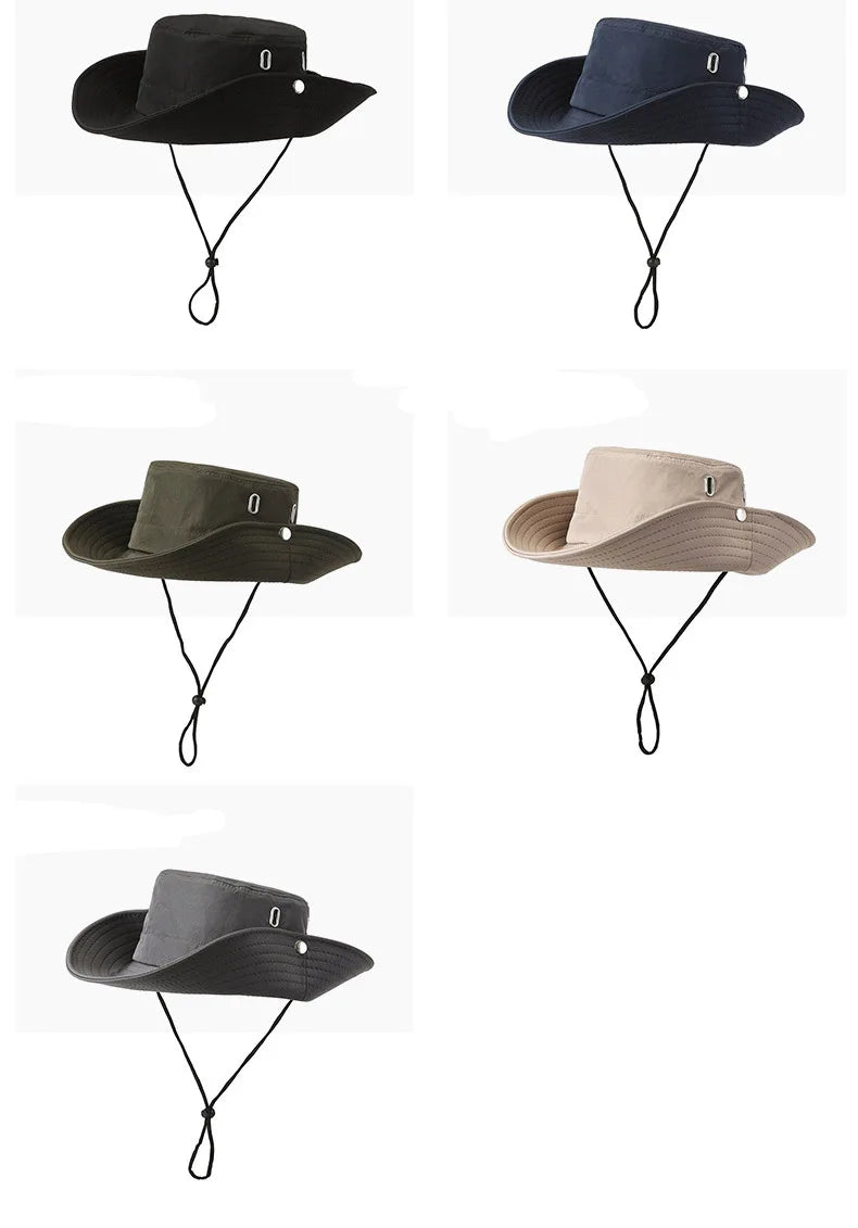 Spring And Summer New Hat Men's Outdoor Mountaineering Sunshade Fisherman Hat