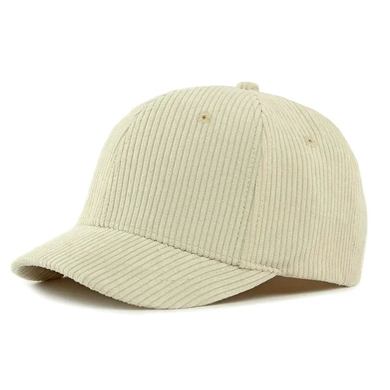 Winter Cotton Solid Casquette Warm Baseball Cap