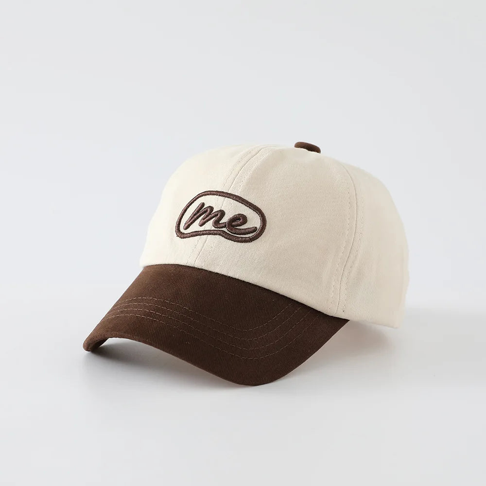 New Autumn Letter Embroidery Baseball Cap Fashion Style Baby Boys Girls Sun Hat Korean Caps Children