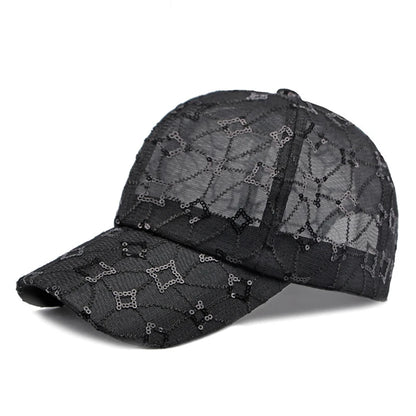 New Lace Hat Women's Thin Breathable Baseball Hats