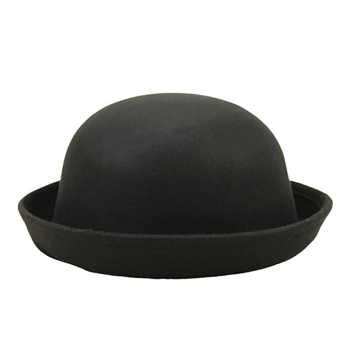 Top Cap Solid Color Women Girl Fashion Polyester Fedora Hats