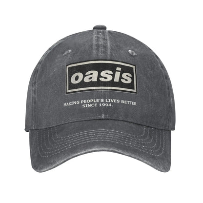 Oasi Band Logo Casual Baseball Cap