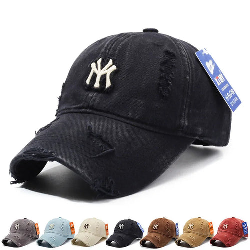 Korean Style Personalized Ripped Hat