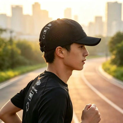 Short Brim Quick-Drying Mesh Baseball Cap