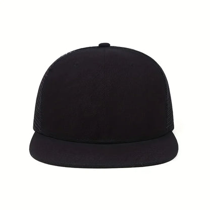Unisex Solid Color Splicing Snapback Hats Spring Autumn