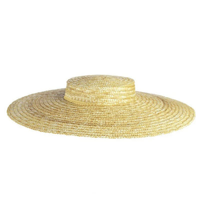 Summer Big Natural Straw Hats For Women Hand Made Wide Brim Beach Visor Caps
