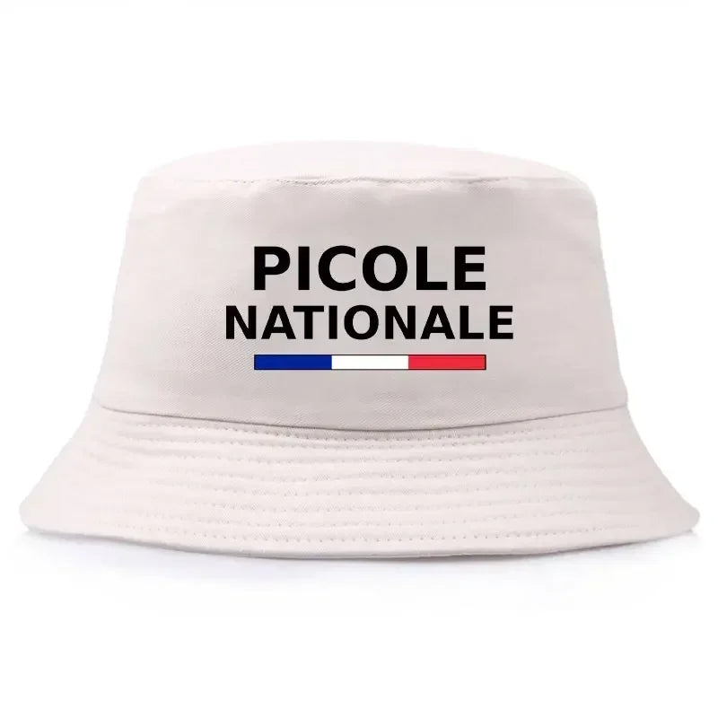 Summer Picole Nationale Bob Man Reversible Bucket Hat Women Cotton Fisherman Cap
