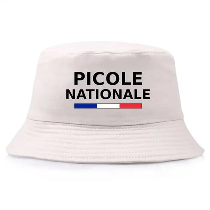 Summer Picole Nationale Bob Man Reversible Bucket Hat Women Cotton Fisherman Cap