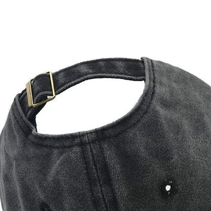Summer Autumn Future Embroidery Ghost Hip Hop Sunshade Baseball Cap