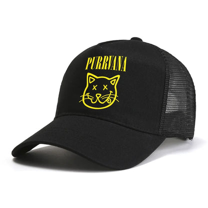 2026 Purrvana Cat Baseball Cap Summer For Men Women
