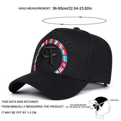 Unisex CA Letter Embroidery Baseball Caps Spring Autumn Outdoor Sports Cap