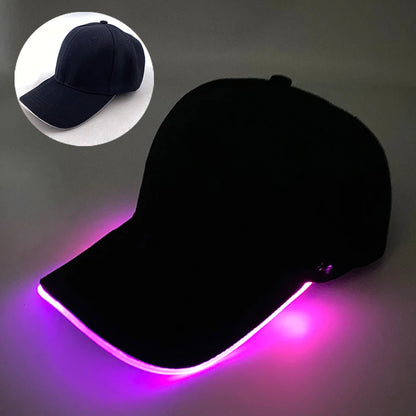 Adult Hat Led Optical Fibre Cap Hip Hot Hat Night Club Concert Masquerade
