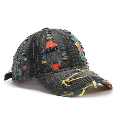 Cross-Border Hole Retro Hole Baseball Hat
