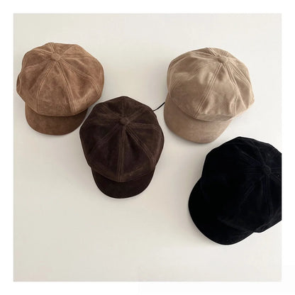 2025 New Japanese Vintage Kids Newsboy Cap