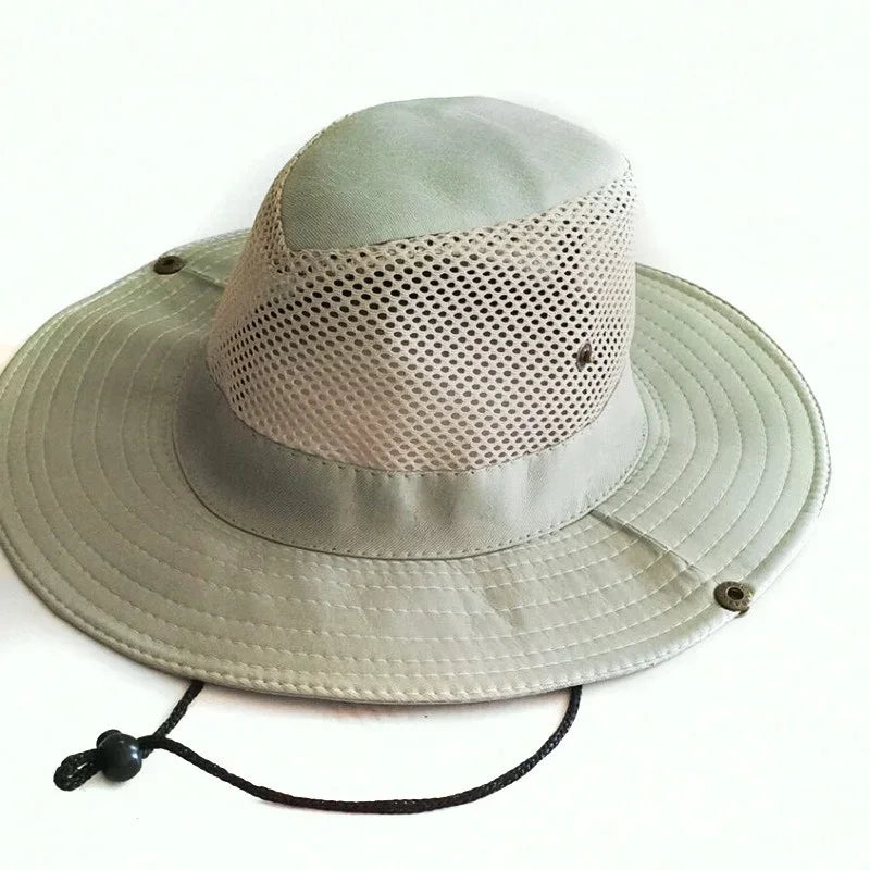 Summer Mesh Fishing Hat Outdoor Breathable Casual Cool Hat