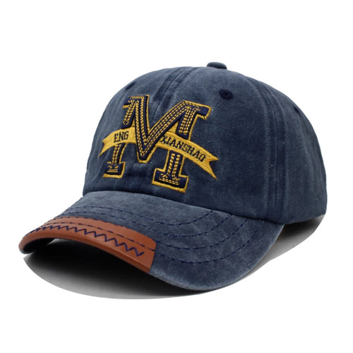 Unisex Vintage Cotton Snapback Caps Men Baseball Cap Hats