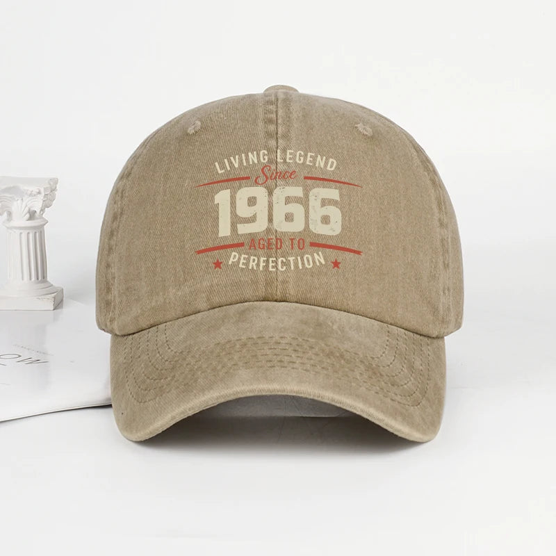 "Living Legend Since 1966" Washed Baseball Cap