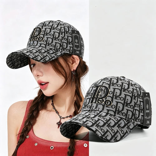 Letter Duckbill Cap With Sunshade Baseball Cap - Unisex