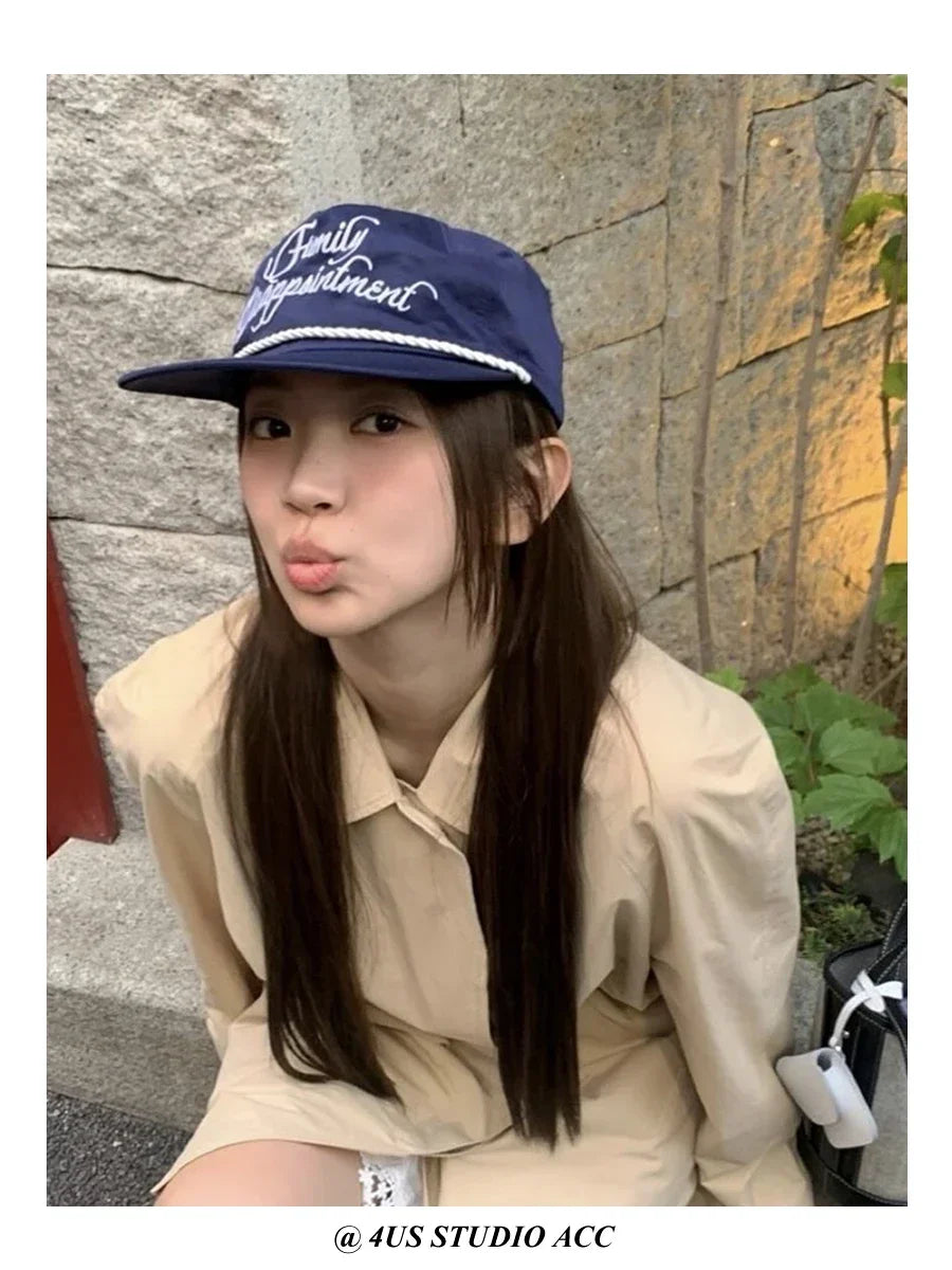 2025 Flat Brim Quick-Dry Baseball Cap Women's
