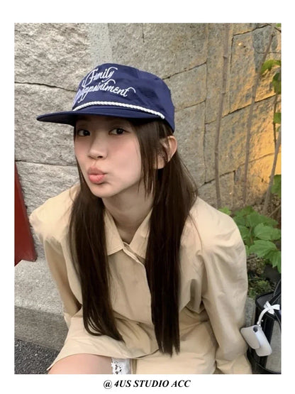 2025 Flat Brim Quick-Dry Baseball Cap Women's