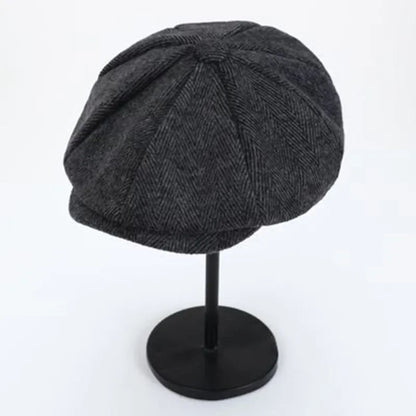Retro Newsboy Caps Men Octagonal Hats British Painters Hats