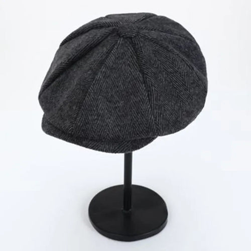 Retro Newsboy Caps Men Octagonal Hats British Painters Hats
