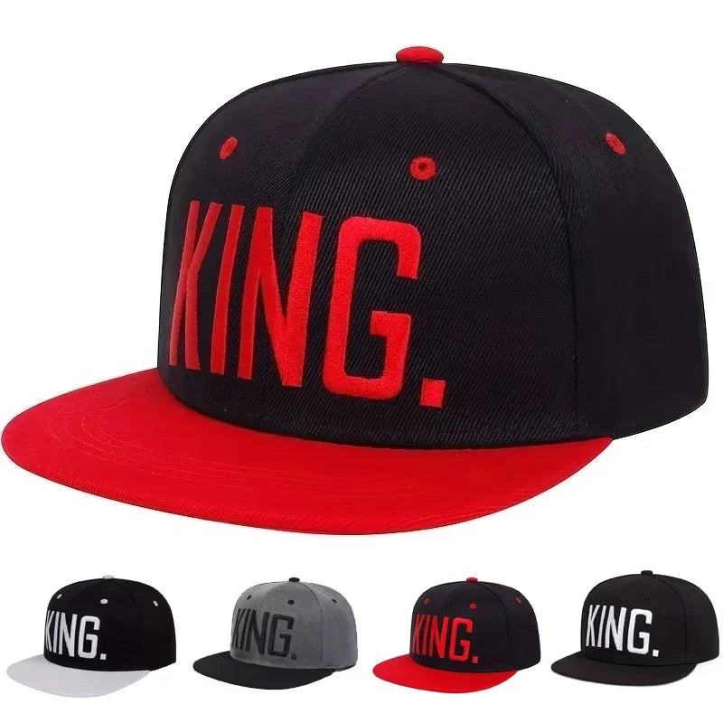 Unisex King Letter Embroidery Hip-hop Hats Spring And Autumn