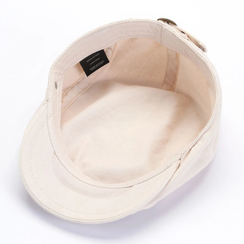 Men Women Adjustable Flat Beret Cap Male Female Artist Painter Beret Hat