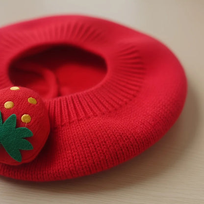 Toddler Headwear Baby Girls Knitted Beret Hat 2026