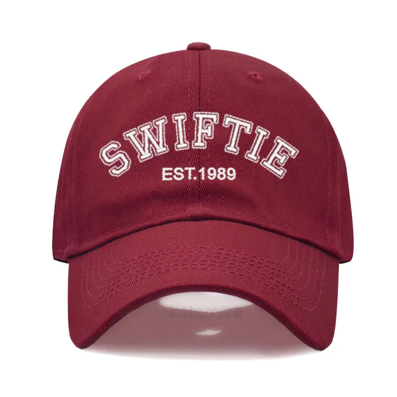 1989 Embroidery Baseball Cap for Men Women Unisex Washed Cotton