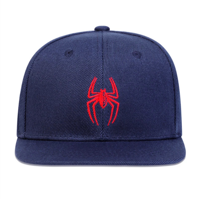 Children Spider Embroidery Baseball Caps Hip-Hop Hats Spring and Summer Outdoor Adjustable Casual Hats Boy Girl Trave