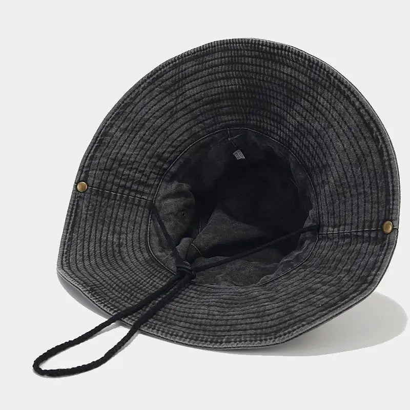 Four Seasons Cotton Solid Bucket Hat Fisherman Hat