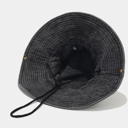 Four Seasons Cotton Solid Bucket Hat Fisherman Hat