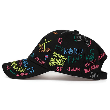 Fashion Graffiti Printing Baseball Cap Spring Summer