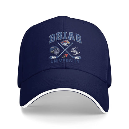 Off Campus Briar University Hockey Cap Men's Women's  Fashion Baseball Cap