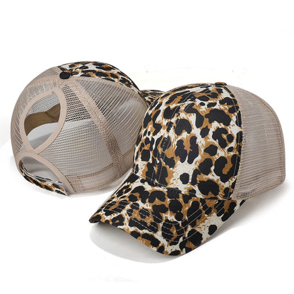 Fashion Leopard Print Baseball Cap Women's