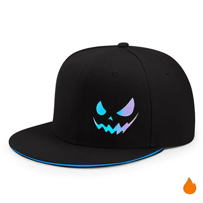 Unisex Personality Ghost Expression Hip-hop Hats Outdoor Adjustable Hardtop Baseball Caps