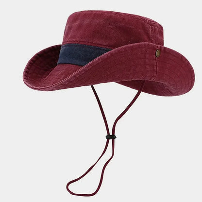 Spring Cotton Solid Bucket Hat Fisherman Hat