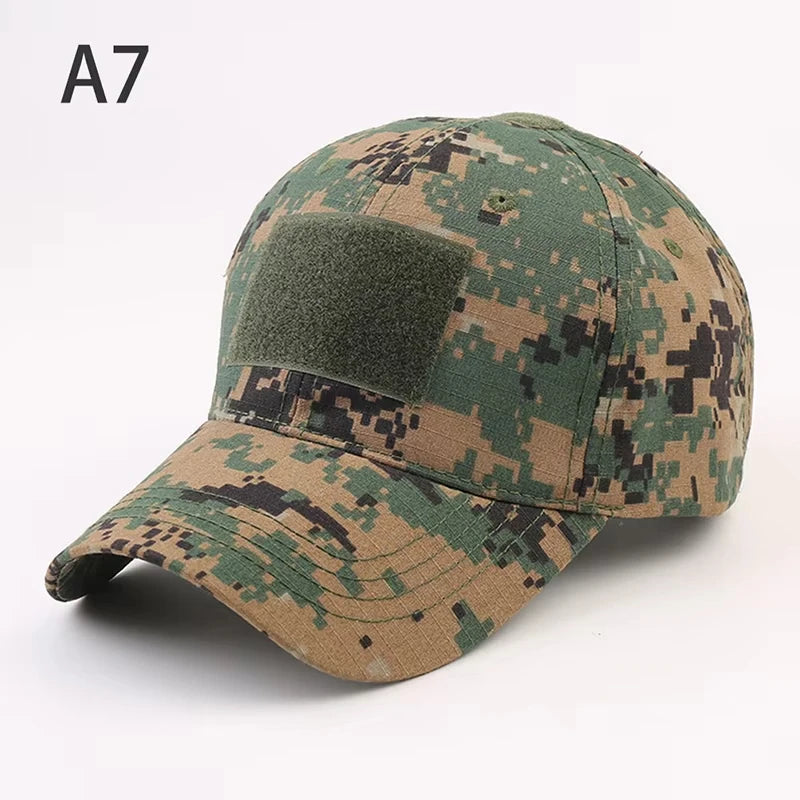 1pc Baseball Caps Camouflage Tactical Outdoor Soldier Combat Paintball Hat Summer