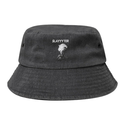 Unisex Distressed Cotton Bucket Hats