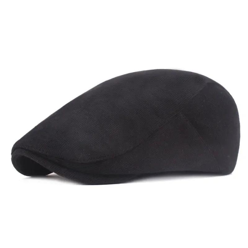 Men Classic One‑Piece Front Beret Newsboy Cap
