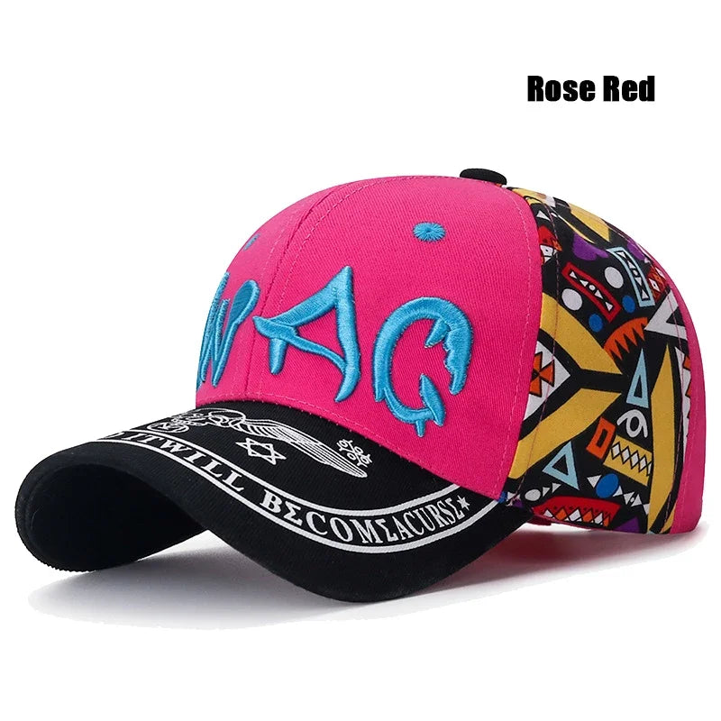 New Casual Fashion Letter Embroidery Printing Baseball Cap Outdoor