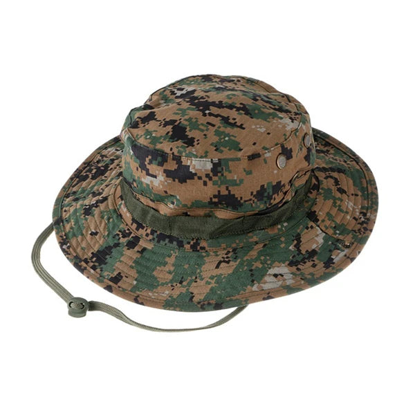 Camouflage Tactical Boonie Hats Camping Climbing Bucket Sniper Hat Men