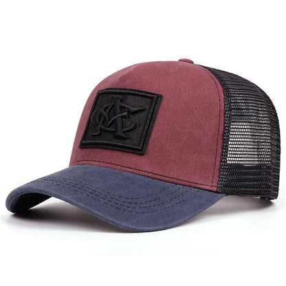 Personalized Mesh Hat CA Embroidery Outdoor Leisure Daily Sunshade Hat Street HipHop