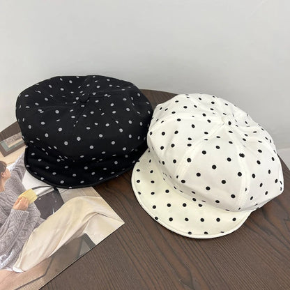Summer Retro Women's Polka Dot Beret